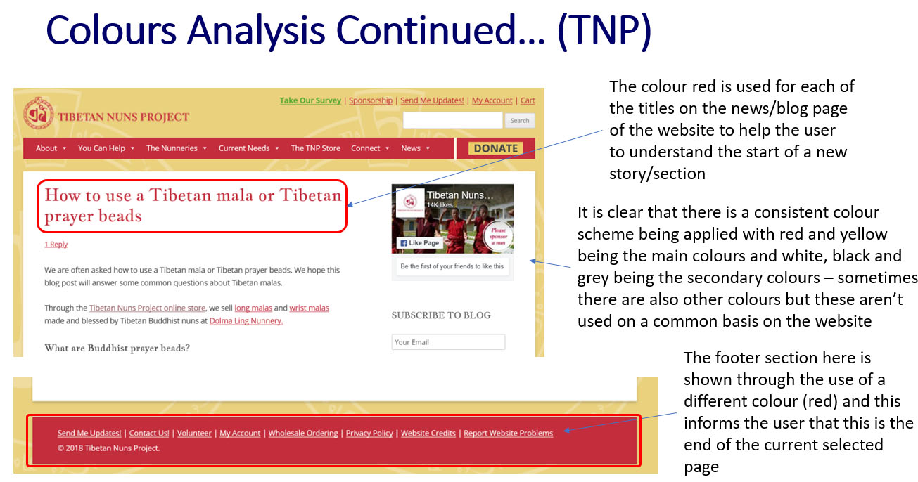 'TNP' Website Colours Analysis - Part 3