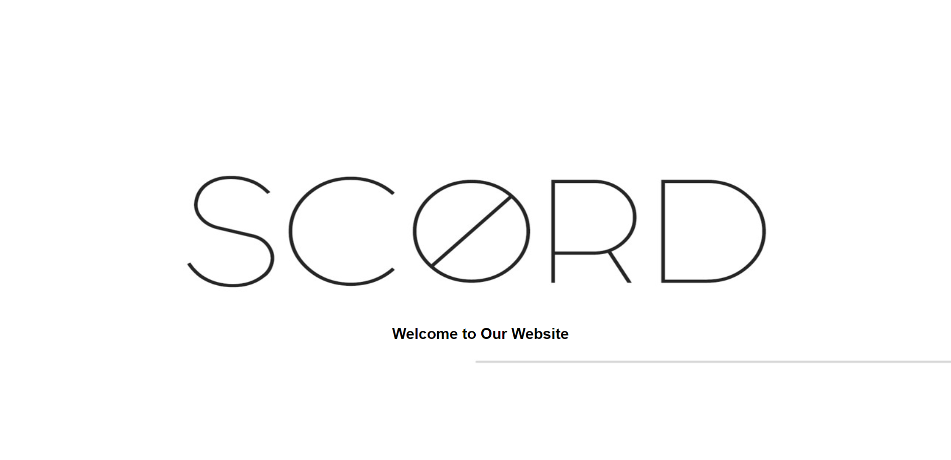 The Welcome/Home Section of the Website