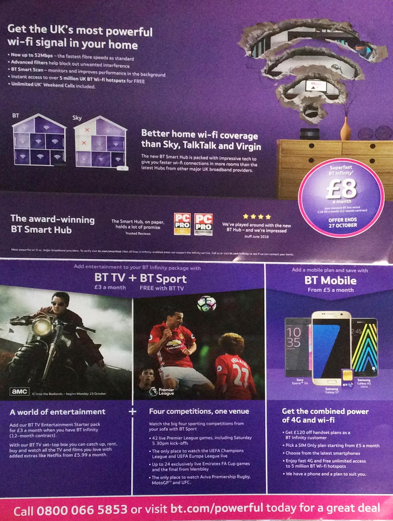 The Inside Pages of the 'BT' Flyer