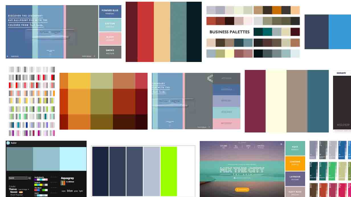 Professional Colour Palettes Research